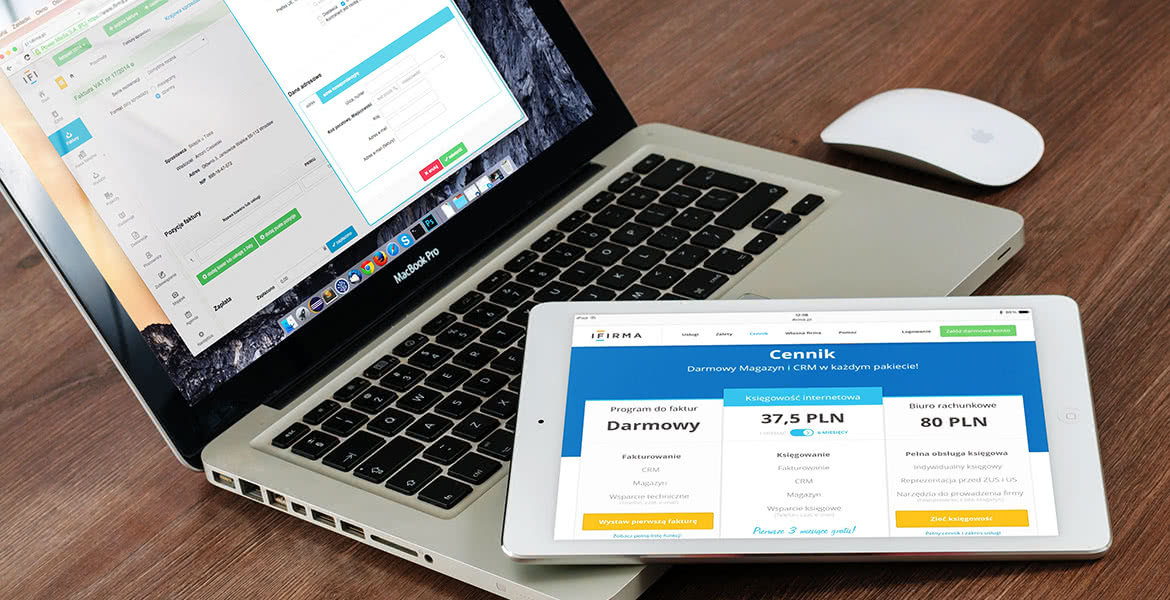 laptop and tablet showing seo result
