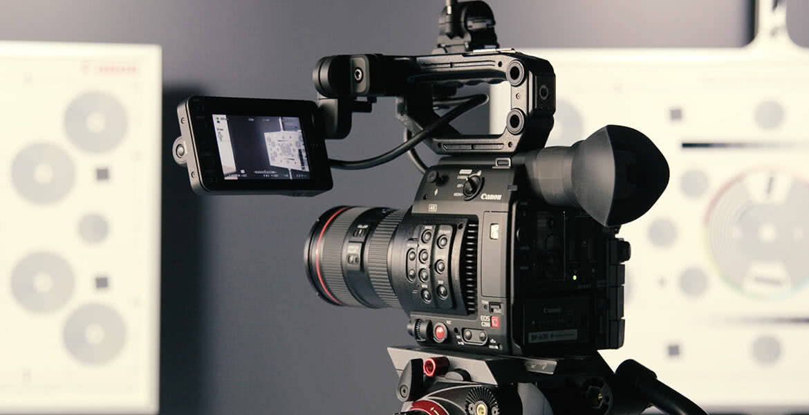 professional camera used in video production