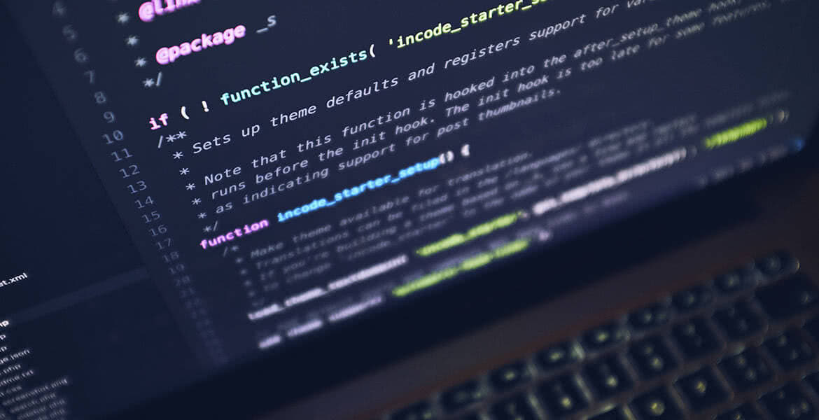 code during web development